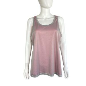 Danskin Now Athletic Mesh Reversible Racer Back Tank